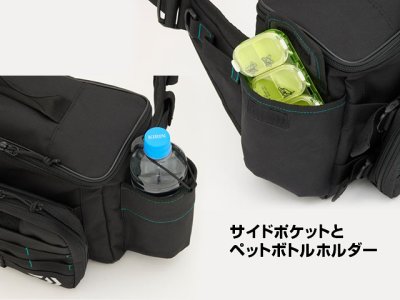 画像3: ダイワ(DAIWA)☆エメラルダス ヒップバッグ(EMERALDAS HIP BAG) （E） ブラック【送料590円 8千円以上送料無料】