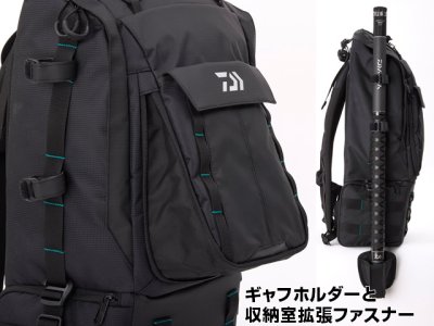 画像2: ダイワ(DAIWA)☆エメラルダス タクティカル バックパック(EMERALDAS TACTICAL BACKPACK) （C） ブラック【全国一律送料無料】