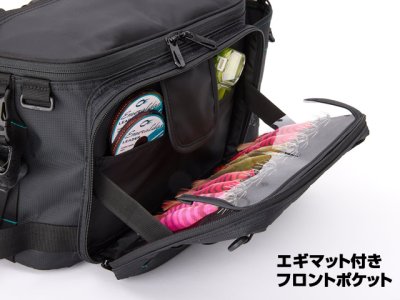 画像1: ダイワ(DAIWA)☆エメラルダス タクティカル ヒップバッグ(EMERALDAS TACTICAL HIP BAG) （C） ブラック【全国一律送料無料】