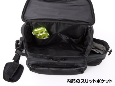 画像2: ダイワ(DAIWA)☆エメラルダス タクティカル ヒップバッグ(EMERALDAS TACTICAL HIP BAG) （C） ブラック【全国一律送料無料】