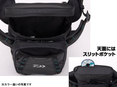 画像2: ダイワ(DAIWA)☆エメラルダス タクティカル サイバッグ(EMERALDAS T THIGH BAG) （C） ブラック【全国一律送料無料】