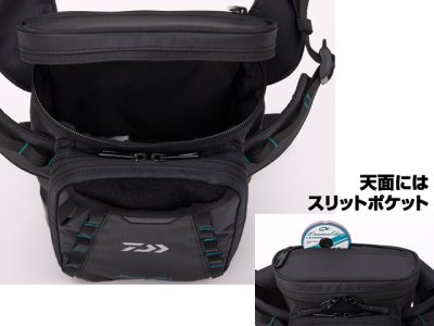 画像2: ダイワ(DAIWA)☆エメラルダス タクティカル サイバッグ(EMERALDAS T THIGH BAG) （C） グレー【全国一律送料無料】