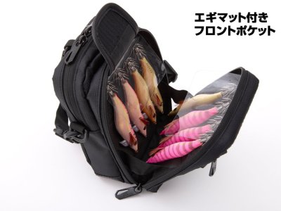 画像1: ダイワ(DAIWA)☆エメラルダス タクティカル ランガンスリムバッグ(EMERALDAS T RUNGUN SLIM BAG) （C） ブラック【送料590円 8千円以上送料無料】