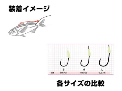 画像2: カツイチ(KATSUICHI)☆獲れーるフック TypeI【メール便だと送料280円】