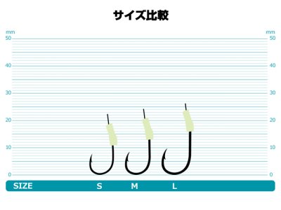 画像3: カツイチ(KATSUICHI)☆IKAクラ 獲れーるフック TypeI IP-41 Sサイズ【送料590円 8千円以上送料無料】