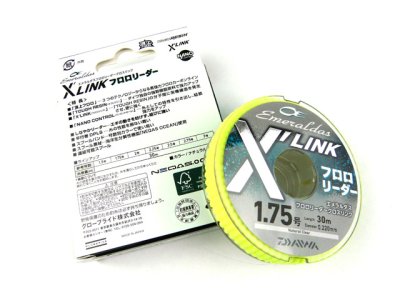 画像1: ダイワ(DAIWA)☆エメラルダス(EMERALDAS) フロロリーダー X'LINK 1.75号 1.75-30【メール便だと送料280円】