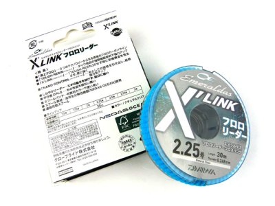 画像1: ダイワ(DAIWA)☆エメラルダス(EMERALDAS) フロロリーダー X'LINK 2.25号 2.25-30【メール便だと送料280円】