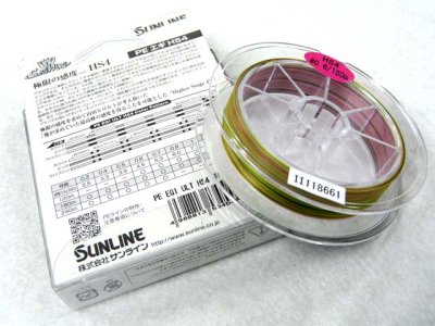 画像1: サンライン(SUNLINE)☆ソルティメイト(SaltiMate) PE EGI ULT HS4 0.6号 180m【メール便だと送料280円】