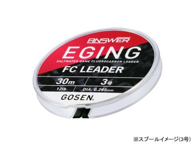 画像1: ゴーセン(GOSEN)☆アンサー エギング エフシー リーダー 30ｍ 1.75号 GEAFN03175【メール便だと送料280円】