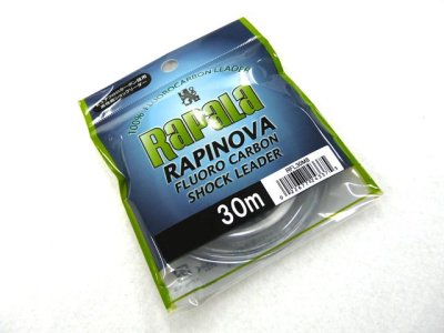 画像1: ラパラ(Rapala)☆ラピノヴァ フロロカーボン ショックリーダー(RAPINOVA FLUORO CARBON SHOCK LEADER) 30m【メール便だと送料280円】