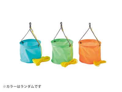 画像1: プロマリン(PRO MARINE)☆EVA反転バケツ 丸 15cm　枠ロープ付き AEC020【送料590円 8千円以上送料無料】