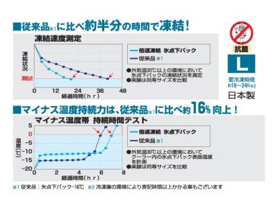 画像1: ロゴス(LOGOS)☆倍速凍結・氷点下パックL【送料590円 8千円以上送料無料】