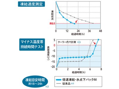 画像2: ロゴス(LOGOS)☆倍速凍結・氷点下パック　ソフトM【送料590円 8千円以上送料無料】