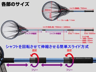 画像1: ゴールデンミーン(Golden Mean)☆SQネット(SQ Net)【送料590円 8千円以上送料無料】