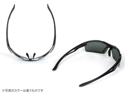 画像1: L.S.D. Designs☆Neo Wing Extra Edge(ネオウィングエクストラエッジ ) L.S.D. Eyeware 035-16 (ラバーブラック/グレーグリーン)【送料590円 8千円以上送料無料】