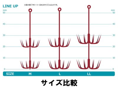 画像3: カツイチ(KATSUICHI)☆IKAクラ イカ一番 アオリスペシャル IS-24 Mサイズ【メール便だと送料280円】