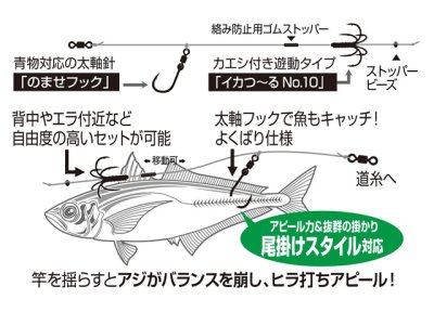 画像2: カツイチ(KATSUICHI)☆IKAクラ イカ一番 ステルス IS-25 Sサイズ【メール便だと送料280円】