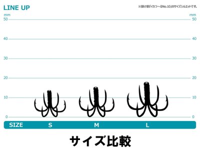 画像3: カツイチ(KATSUICHI)☆IKAクラ イカ一番 ステルス IS-25 Sサイズ【メール便だと送料280円】