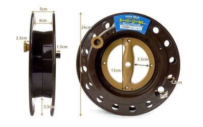 画像1: あおりねっと☆スーパーリールL（アンカーロープ　他用リール）【送料590円 8千円以上送料無料】