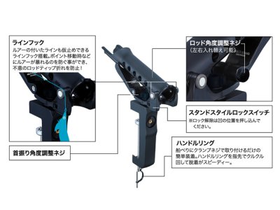 画像1: 第一精工☆マルチスタンド(MULTI STAND)　130【送料590円 8千円以上送料無料】