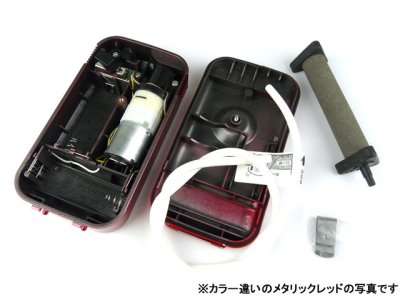 画像1: ハピソン(Hapyson)☆乾電池式エアーポンプミクロ METALLIC COLOR メタリックブルー YH-735C-B【送料590円 8千円以上送料無料】