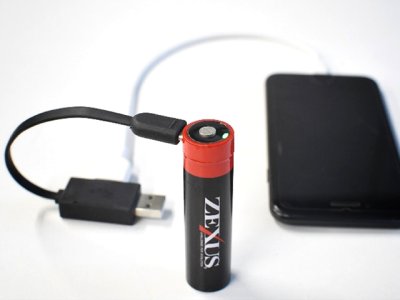 画像2: 冨士灯器☆ZEXUS専用電池 ZR-02（3400mAh）【メール便だと送料280円】