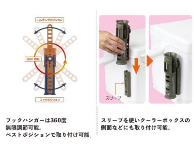 画像1: ビセオ(VICEO)☆ターンロックロッドホルスター　オリーブドラブ　VC305O【送料590円 8千円以上送料無料】