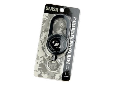 画像3: スラッシュ(SLASH)☆カラビナピンオンリール ブラック SL-230【メール便だと送料280円】