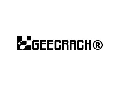 画像3: ジークラック(GEECRACK)☆ロゴステッカー400 ブラック【送料590円 8千円以上送料無料】