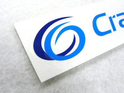 画像1: クレイジーオーシャン(Crazy Ocean)☆カッティングステッカー(CUTTING STICKER) 240×50【メール便だと送料280円】