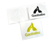 画像1: ガオバブ(Gaobabu)☆Gaobabuステッカー（切り文字タイプA）【メール便だと送料280円】 (1)