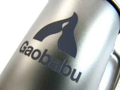 画像3: ガオバブ(Gaobabu)☆Gaobabuチタンマグカップ 300ml＆400mlのセット（フタ・メッシュ袋付）【送料590円 8千円以上送料無料】