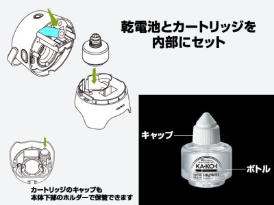 画像3: 住友化学☆ストロンテック(STRONTEC) 大空間屋外用虫よけ KA・KO・I スターターパック EM-SDSTJ1【送料590円 8千円以上送料無料】