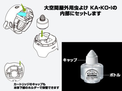 画像3: 住友化学☆ストロンテック(STRONTEC) 大空間屋外用虫よけ KA・KO・I 取替えカートリッジ EM-SDRTJ1【送料590円 8千円以上送料無料】