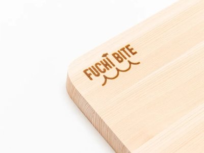 画像3: フチバイト(FUCHI BITE)☆スケール付きまな板 ヒノキ【送料590円 8千円以上送料無料】