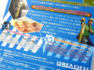 画像2: ブリーデン(BREADEN)☆13-Style DVD オフショアライトゲーム【メール便だと送料280円】