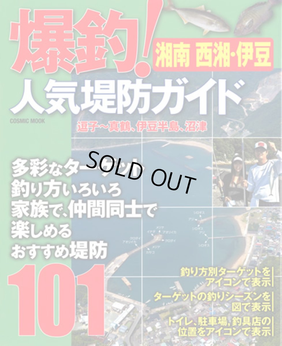 画像1: コスミック☆爆釣！人気堤防ガイド 湘南・西湘・伊豆【メール便だと送料280円】 (1)