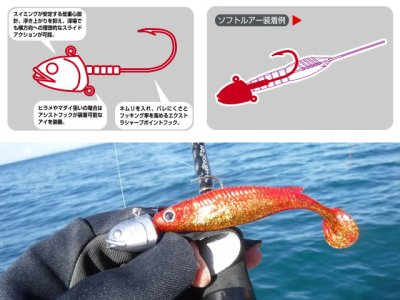 画像3: マルキユーECOGEAR☆スイミングテンヤ(SWIMMING TENYA) 20g #2/0【メール便だと送料280円】