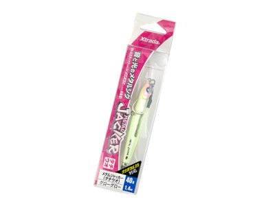 画像1: ルミカ(LUMICA)☆Xtrada メタルジャッカー ターゲット：タチウオ　40g　グローグロー【メール便だと送料280円】