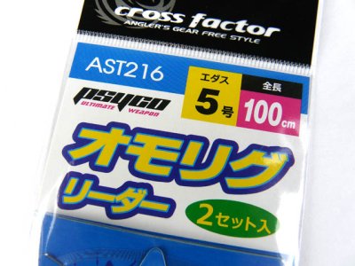 画像2: クロスファクター(CROSS FACTOR)☆サイコ オモリグリーダー 5号 AST216【メール便だと送料280円】