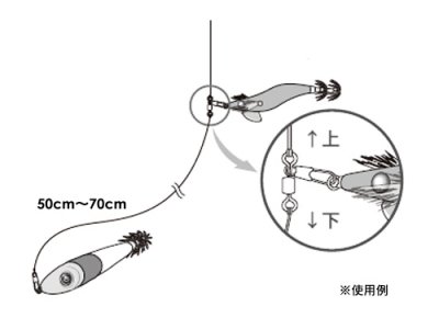 画像3: クレイジーオーシャン(Crazy Ocean)☆お助けスイベル イカメタル用【メール便だと送料280円】