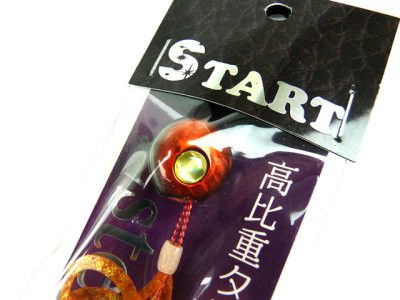 画像1: スタート(START)☆タイラバ 2step TG JOY コンプリート(遊動式) 60g #04オレンジブラック【メール便だと送料280円】