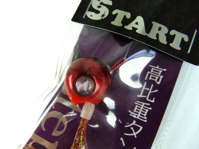 画像1: スタート(START)☆タイラバ 2step TG JOY コンプリート(遊動式) 60g #09蛍光オレンジレッド【メール便だと送料280円】