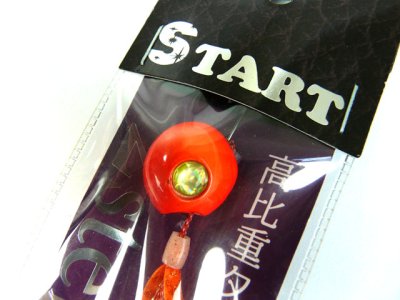 画像1: スタート(START)☆タイラバ 2step TG JOY コンプリート(遊動式) 60g #10蛍光オレピン【メール便だと送料280円】