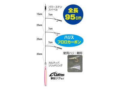 画像3: オーナー(OWNER)☆落し込みジグサビキ Sサイズ F-6258【メール便だと送料280円】