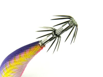 画像1: バレーヒル(Valleyhill)☆スクイッドシーカー バーティカル(Squid Seeker VERTICAL) 3.5号 30g #09 パープル/赤【メール便だと送料280円】