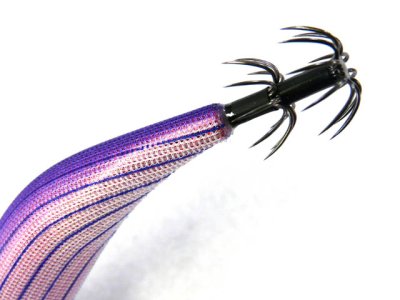 画像1: マルキユーFishLeague☆エギリー ダートマックスTR(EGILEE DARTMAX) 3.5号 30g TR06: ディープパープルボーダーレッド【ネコポスだと送料220円】