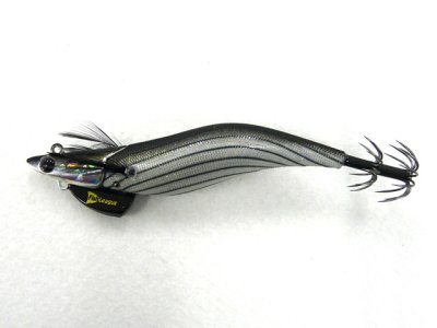 画像2: マルキユーFishLeague☆エギリー ダートマックスTR(EGILEE DARTMAX) 3.5号 30g-BK TR07: ブラックボーダーシルバー【メール便だと送料280円】