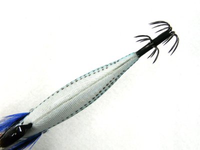 画像3: マルキユーFishLeague☆エギリー ダートマックスTR(EGILEE DARTMAX) 3.5号 30g-BK TR11: リアルコノシロシルバー【メール便だと送料280円】