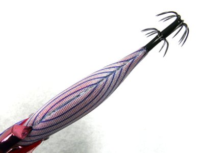 画像3: マルキユーFishLeague☆エギリー ダートマックスTR(EGILEE DARTMAX) 3.5号 30g-BK TR06: ディープパープルボーダーレッド【メール便だと送料280円】